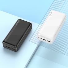 Заредете изображение във визуализатора на галерията – Borofone Power Bank 30000mAh BJ27B Pindar - 2xUSB - white
