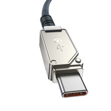 Заредете изображение във визуализатора на галерията – USB C cable - Lightning Baseus Unbreakable 20W 480Mbps 2m - white
