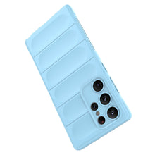 Заредете изображение във визуализатора на галерията – Magic Shield Case for Samsung Galaxy S23 Ultra flexible armored cover light blue
