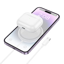 Заредете изображение във визуализатора на галерията – Borofone Wireless induction charger BQ27 Pole magnetic 15W white
