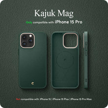 Заредете изображение във визуализатора на галерията – Spigen CYRILL KAJUK MAG MAGSAFE IPHONE 15 PRO FOREST GREEN
