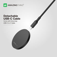 Заредете изображение във визуализатора на галерията – Amazing Thing Induction charger Magsafe Thunder Pro TP16MBK - 15W with Type C to Type C cable black
