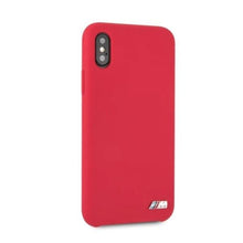 Заредете изображение във визуализатора на галерията – Etui hardcase BMW BMHCPXMSILRE iPhone X /Xs czerwony/red Silicone M Collection
