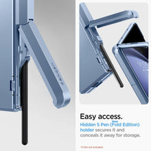 Заредете изображение във визуализатора на галерията – Spigen Tough Armor Pro Pen case for Samsung Galaxy Z Fold 5 - light blue
