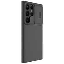 Заредете изображение във визуализатора на галерията – Nillkin CamShield Silky Magnetic Case for Samsung Galaxy S23 Ultra Cover with MagSafe with Camera Cover Black
