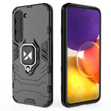 Заредете изображение във визуализатора на галерията – Wozinsky Ring Armor case for Samsung Galaxy S23 armored cover magnetic holder ring black
