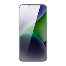 Заредете изображение във визуализатора на галерията – Baseus Privacy Tempered Glass for iPhone 14 Plus / 13 Pro Max Full Screen 0.4mm Privacy Filter Anti Spy + Mounting Kit
