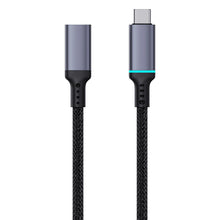 Заредете изображение във визуализатора на галерията – Baseus High Definition Series USB-C (male) / USB-C (female) 10Gb/s cable 1m - black
