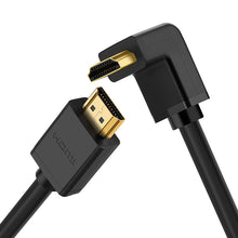 Заредете изображение във визуализатора на галерията – Ugreen HD103 Cable 270 Degree HDMI 2.0 / 4K / 60Hz / 1080p / 30AWG / 3m Black (10122)
