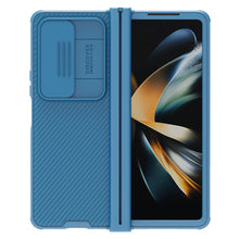 Заредете изображение във визуализатора на галерията – Nillkin CamShield Pro Case (simple) Samsung Galaxy Z Fold 4 cover with camera cover blue

