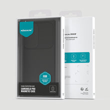 Заредете изображение във визуализатора на галерията – Nillkin CamShield Pro Magnetic Case for Samsung Galaxy S23 Ultra Magnetic MagSafe with Camera Cover Black
