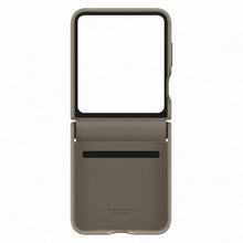 Заредете изображение във визуализатора на галерията – Eco-leather case for Samsung Galaxy Z Flip 5 - brown
