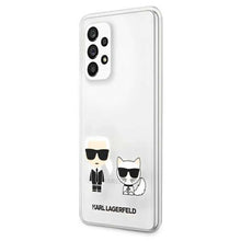 Заредете изображение във визуализатора на галерията – Оригинален гръб Karl Lagerfeld за samsung a53 (ik + choupette / transparent) - TopMag
