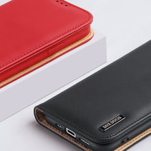 Заредете изображение във визуализатора на галерията – Dux Ducis Hivo iPhone 15 Plus wallet case with RFID blocking - brown

