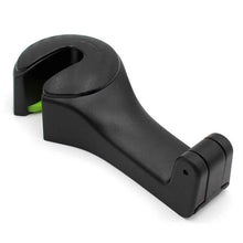 Заредете изображение във визуализатора на галерията – Hanger / hook / organizer for shopping on the headrest + mobile holder hm-590 black - TopMag
