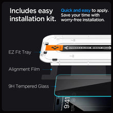 Заредете изображение във визуализатора на галерията – TEMPERED GLASS Spigen GLAS.TR "EZ FIT" 2-PACK IPHONE 15 PRIVACY
