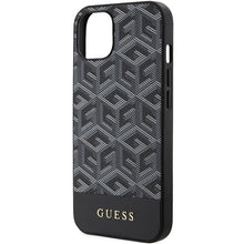Заредете изображение във визуализатора на галерията – Original Case GUESS hardcase GCube Stripes MagSafe GUHMP15SHGCFSEK for Iphone 13/14/15 black
