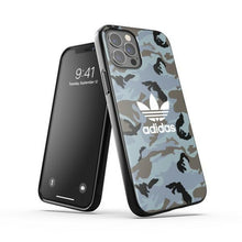 Заредете изображение във визуализатора на галерията – Adidas OR SnapCase Camo iPhone 12/12 Pro niebiesko/czarny 43702
