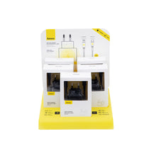 Заредете изображение във визуализатора на галерията – Baseus set 6in1 display + 5x 18W charger + USB cable - Lightning 1m
