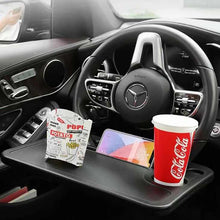 Заредете изображение във визуализатора на галерията – Desk / tray / organizer / car steering wheel stand hm-586 black - TopMag
