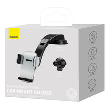 Заредете изображение във визуализатора на галерията – Baseus car holder 2in1 to center console + air vent easy control pro clamp silver suyk010012 - TopMag
