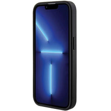 Заредете изображение във визуализатора на галерията – Guess Grip Stand 4G Saffiano Strass case for iPhone 15 Pro Max - black
