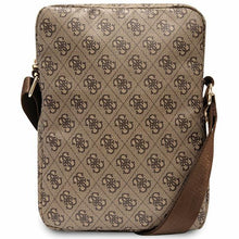 Заредете изображение във визуализатора на галерията – Guess Bag GUTB10P4RPSW 10" brown/brown 4G Stripes Tablet Bag
