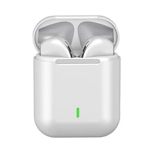 Заредете изображение във визуализатора на галерията – Wireless headset stereo tws j18 + docking station white - TopMag

