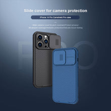 Заредете изображение във визуализатора на галерията – Nillkin CamShield Pro PC+TPU Case for Iphone 14 Pro purple
