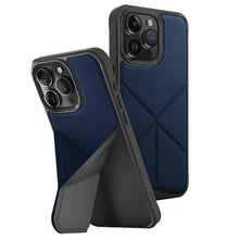 Заредете изображение във визуализатора на галерията – Uniq case Transforma iPhone 15 Pro 6.1" Magclick Charging blue/electric blue
