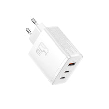 Заредете изображение във визуализатора на галерията – Baseus Cube Pro 65W GaN charger 2x USB-C USB-A - white
