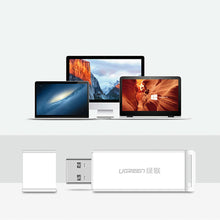 Заредете изображение във визуализатора на галерията – Ugreen portable TF/SD card reader for USB 3.0 white (CM104)

