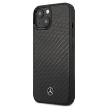 Заредете изображение във визуализатора на галерията – Original Case MERCEDES hardcase Carbon Fiber Dynamic MEHCP15SRCABK for Iphone 15 Black
