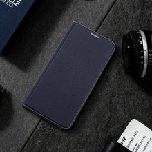 Заредете изображение във визуализатора на галерията – Dux Ducis Skin X2 Case For Xiaomi Redmi Note 12 Pro / Poco X5 Pro 5G Cover Flip Wallet Stand Blue
