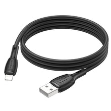 Заредете изображение във визуализатора на галерията – Borofone Cable BX86 Advantage - USB to Lightning - 2,4A 1 metre black

