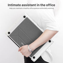 Заредете изображение във визуализатора на галерията – Nillkin Ascent adjustable laptop stand grey
