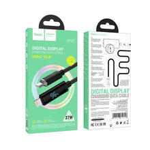 Заредете изображение във визуализатора на галерията – HOCO cable Type C to Iphone Lightning 8-pin Power Delivery 27W U127 1,2m black
