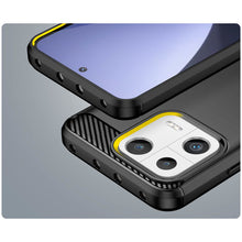 Заредете изображение във визуализатора на галерията – Carbon Case case for Xiaomi 13 flexible silicone carbon cover black
