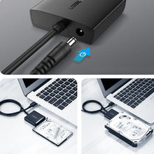 Заредете изображение във визуализатора на галерията – Ugreen USB3.0 adapter for 2.5'' / 3.5'' SATA disk black (CM257)
