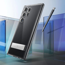 Заредете изображение във визуализатора на галерията – Spigen Ultra Hybrid S case for Samsung Galaxy S24 Ultra - transparent
