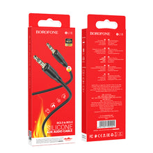 Заредете изображение във визуализатора на галерията – Borofone Cable BL18 - jack 3,5mm to jack 3,5mm - 1 metr black
