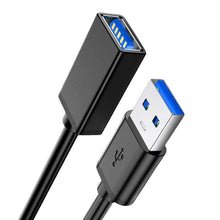 Заредете изображение във визуализатора на галерията – Extension cable - USB to USB 3.0 - 1 metre black
