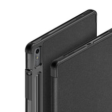 Заредете изображение във визуализатора на галерията – Dux Ducis Domo case for Lenovo Tab P11 Pro smart cover stand black
