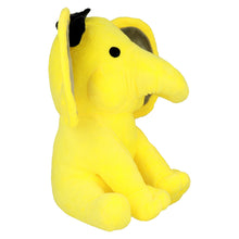 Заредете изображение във визуализатора на галерията – Plush elephant with bow yellow
