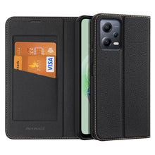 Заредете изображение във визуализатора на галерията – Dux Ducis Skin X2 Case For Xiaomi Redmi Note 12 5G / Poco X5 5G Cover Flip Wallet Stand Black
