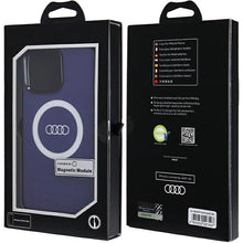 Заредете изображение във визуализатора на галерията – Audi IML Big Logo MagSafe case for iPhone 15 Pro Max - blue
