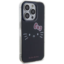 Заредете изображение във визуализатора на галерията – Original Case HELLO KITTY hardcase IML Kitty Face HKHCP14LHKHLK for Iphone 14 Pro black
