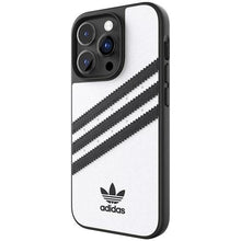 Заредете изображение във визуализатора на галерията – Adidas OR Molded Case PU iPhone 14 Pro 6.1" white-black/white-black 50190

