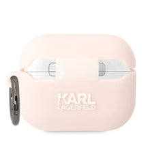 Заредете изображение във визуализатора на галерията – Original case KARL LAGERFELD KLAPRUNCHP for Apple Airpods Pro (3D Sil NFT Choupette / pink)

