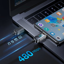 Заредете изображение във визуализатора на галерията – Joyroom USB C - USB C 100W cable for fast charging and data transfer 1.2 m black (S-CC100A4)
